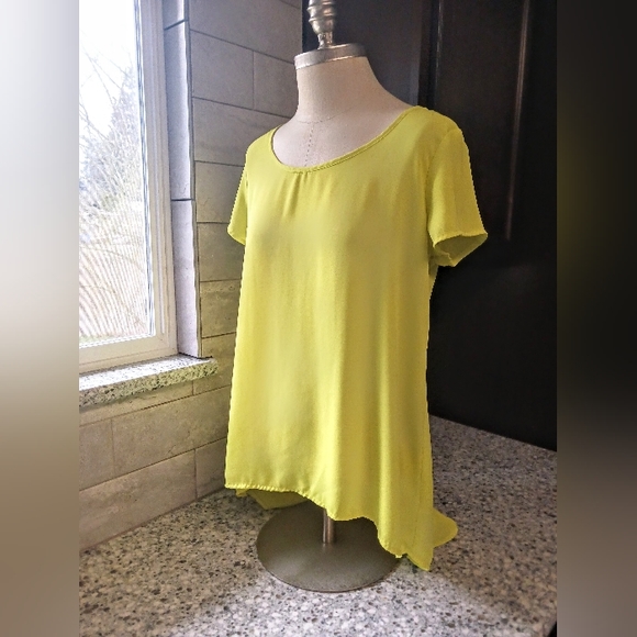 👚Decree bright yellow blouse medium - Picture 4 of 14
